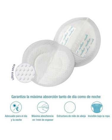 Discs absorbents de lactància 60 unitats