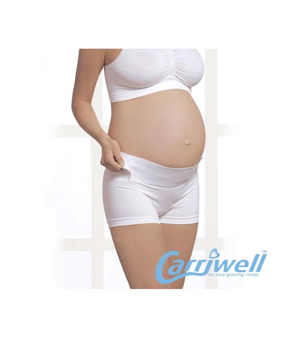 Cinturón regulable sujeción embarazo Blanco Talla S