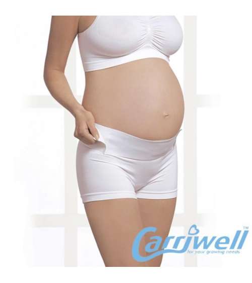 Cinturón regulable sujeción embarazo Blanco Talla XL