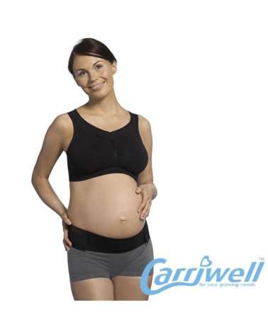 Cinturón regulable sujeción embarazo Negro Talla S